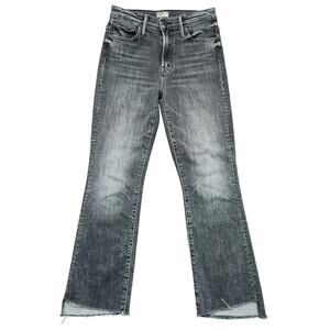 Mother The Insider Crop Step Fray Save Your Soul Jeans Size 25